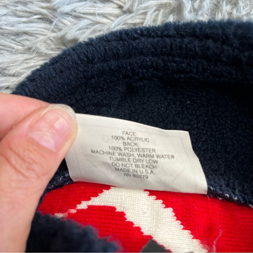 Black Mountain Outdoor Jacket Womens Small Fleece USA American Flag Pockets Blue - Picture 11 of 12